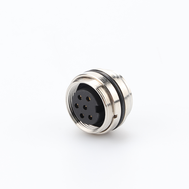 M16面板式法蘭板后母頭PCB,防水IP67