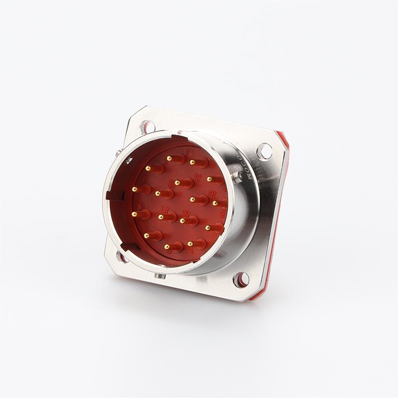 Y50X系列圓形電連接器2016ZJ10-B法蘭插座