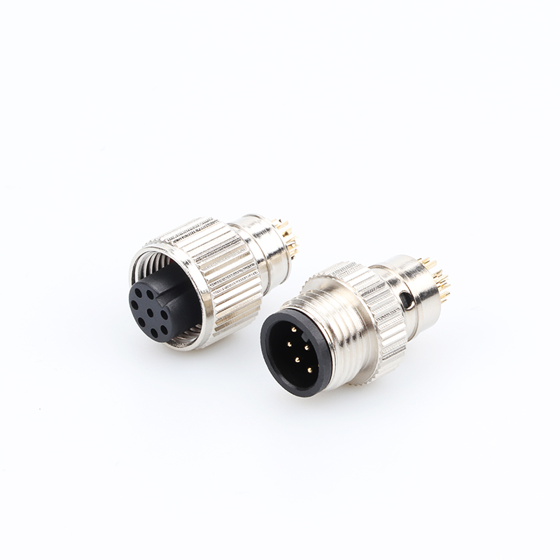 M12 A編碼 公端/母端屏蔽插頭