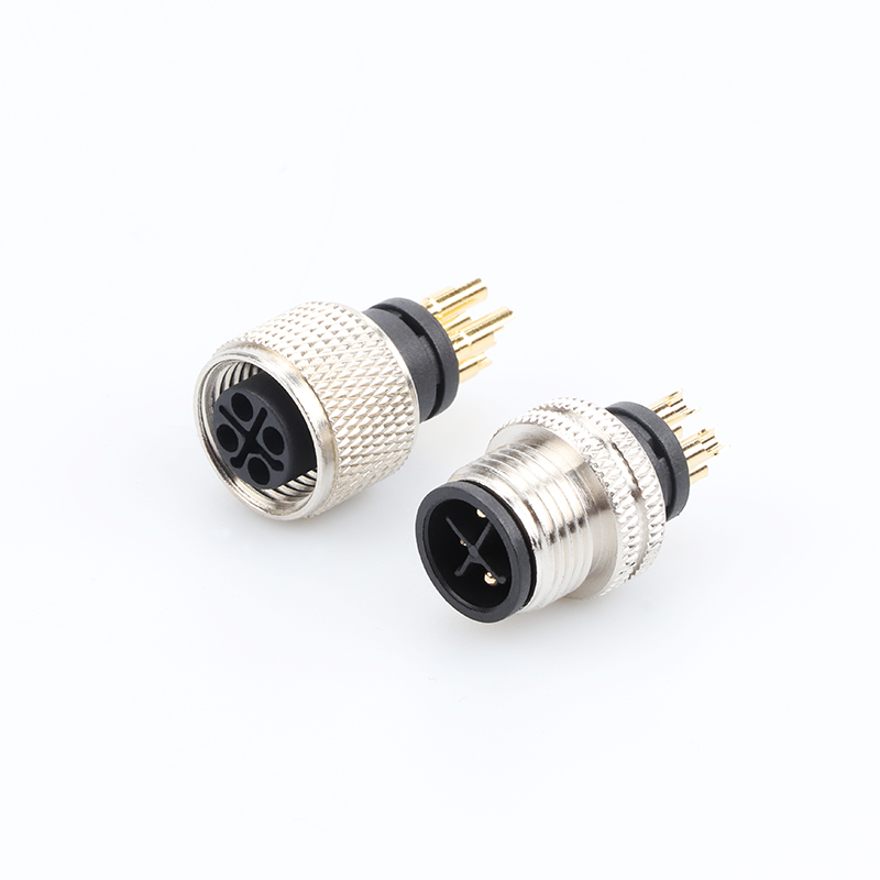 M12 S編碼 公端/母端屏蔽插頭